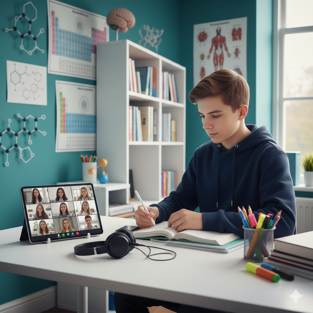 Interactive online lesson